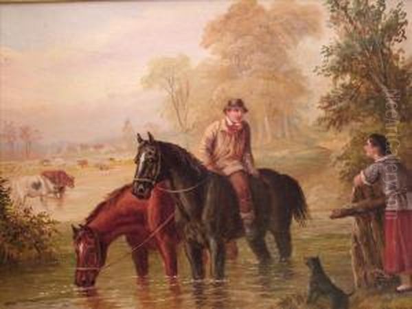 Horseswatering - view 1