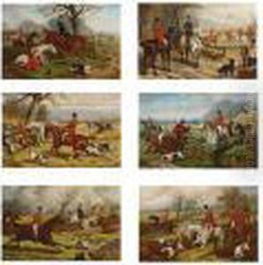 The Meet; On The Scent; The Chase; Over The Wall; Taking The Ditch; The Kill by Edward Benjamin Herberte