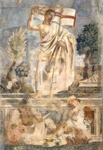 Resurrection (detail) by Andrea Del Castagno