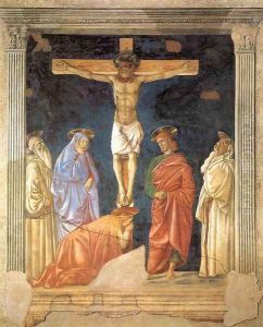 Crucifixion and Saints by Andrea Del Castagno
