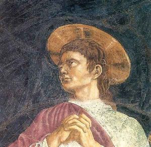 Crucifixion (detail) by Andrea Del Castagno