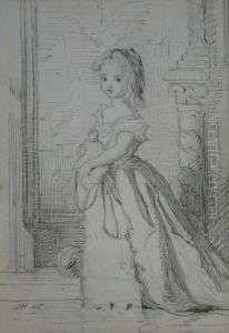Portrait Study Of A Young Girl thumbnail