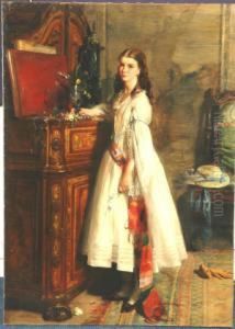 Portrait Of Jane Amelia Wilson, Later Mrs Balfour-melville (died 1890)