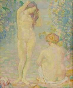 Baigneuses Aaubonne by Abraham Hermanjat