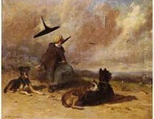 Jeanne D'arc Et L'apparition by Leon-Charles Hermann