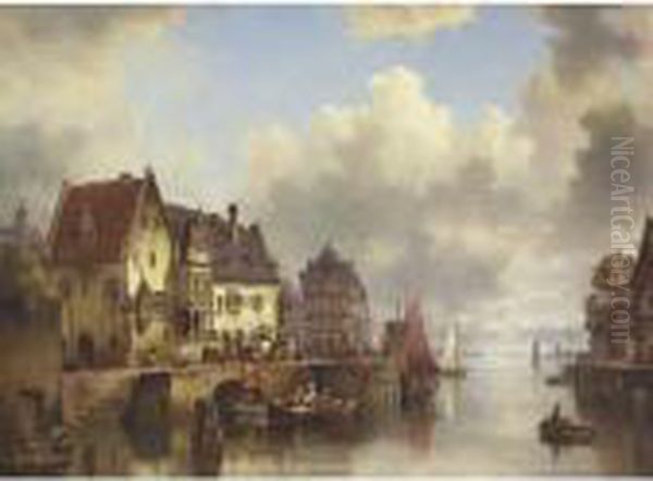 Ships In Harbor - view 1