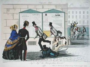 'Come On! The Firemen are Coming!' 1820 by Cajetan