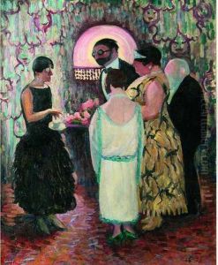 Apres Diner by Rene Georges Hermann-Paul