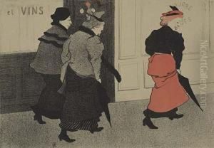 Les Trois Promeneuses (les Modistes) by Rene Georges Hermann-Paul