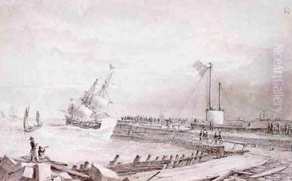 Entrance to Dover Harbour - view 1