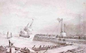 Entrance to Dover Harbour by John Carpenter