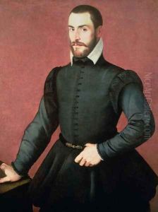 Portrait of a Young Man in an Interior