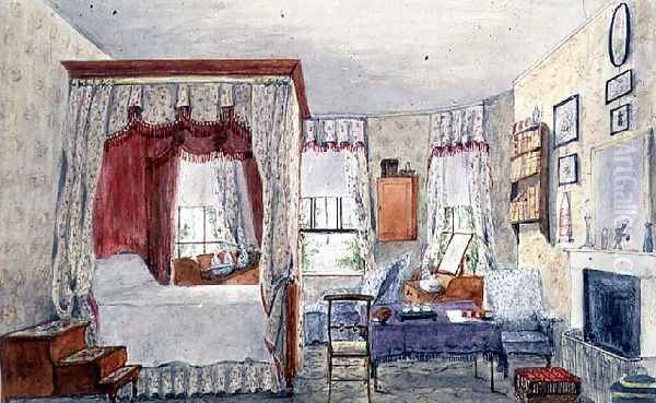 Julia's Bedroom at Holywell, 1847 - view 1