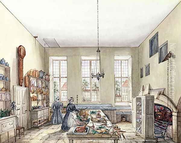The Kitchen at Aynhoe, 3rd February 1847 - view 1