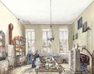 The Kitchen at Aynhoe, 3rd February 1847 by Lili Cartwright