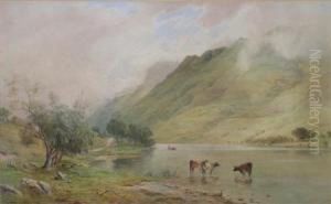 Watering Cattle by James Heron