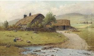 A Crofter's Cottage by James Heron