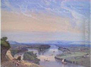 Vue Des Environs De Paris by Antoine-Desire Heroult