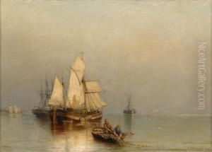 Ostseehafen. by Franz Carl Herpel