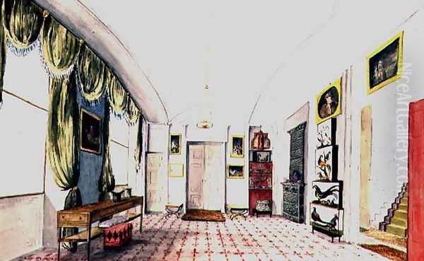 The Vestibule, Aynhoe, 1835 - view 1