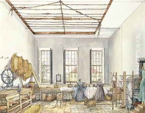 The Laundry at Aynhoe, 23rd February 1847 by Lili Cartwright