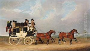 The Southampton And London Royal Mail Coach by Benjamin Herring, Jnr.