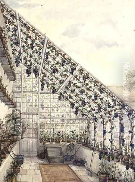 The Two Grape Houses in the Kitchen Garden, Aynhoe - view 1