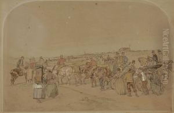 'the Downs' - Derby Day - view 1