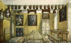The Servants' Hall at Aynhoe by Lili Cartwright