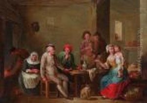 In Der Bauernschenke by Johann Andreas Herrlein