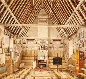 The Village School, Aynhoe, 1845 by Lili Cartwright