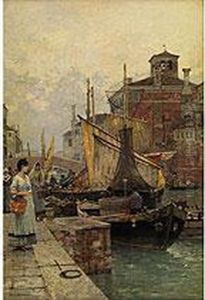 Fischmarkt In Chioggia by Hans Herrmann