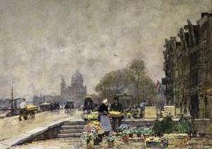 Blumenmarkt In Amsterdam