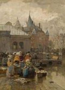 Amsterdamer Fischmarkt by Hans Herrmann