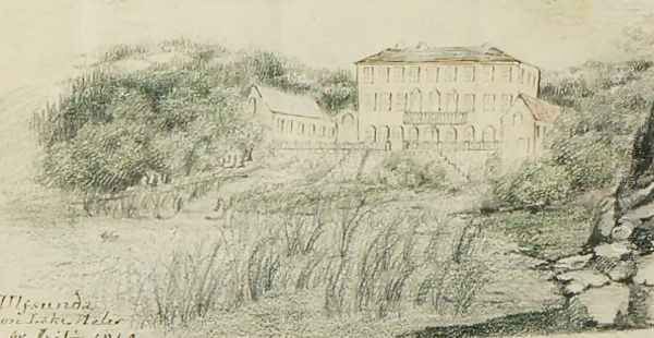 Ulfsunda on Lake Maler, 1840 - view 1