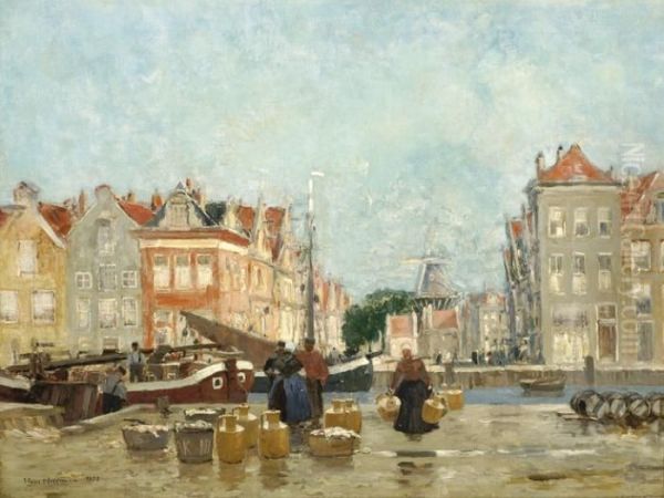 A View Of Amsterdam Canals - view 1