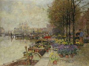 Blumenmarkt In Amsterdam