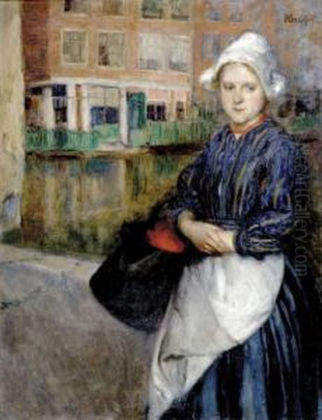 Dutch Woman With Kettle - view 1
