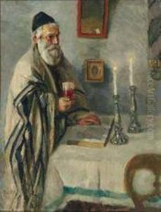 Rabbi On Sabbath by Otto John Herschel