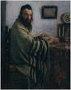 Portrait Of A Rabbi by Otto John Herschel