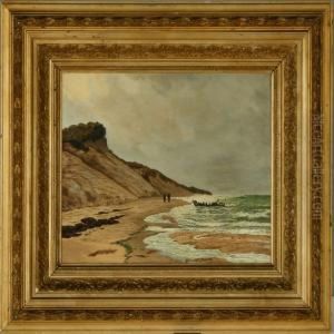 Beach Scenery At The North Sea, Denmark