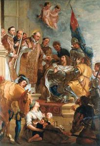 Saint Bernard converts a Duke of Aquitaine
