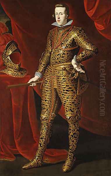 Philip IV in Parade Armor possibly late 1620s - view 1