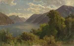 Blick Auf Den Luganer
 See.