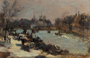 La Seine, Paris by Emma Ciardi