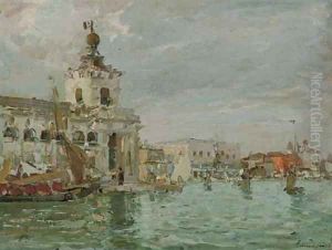 Punta della Dogana, Venice by Emma Ciardi
