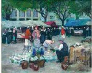Marche A La Brocante En Bretagne.
