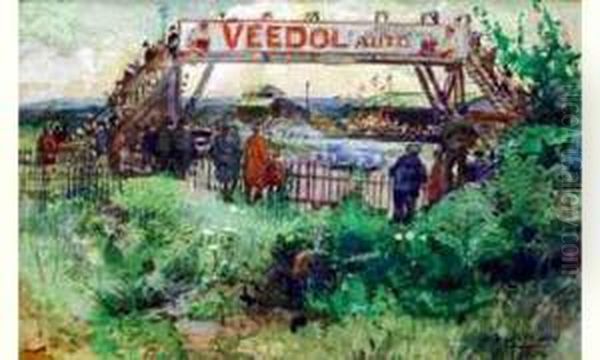 Les 24 Heures Du Mans : La Passerelle Veedol. - view 1