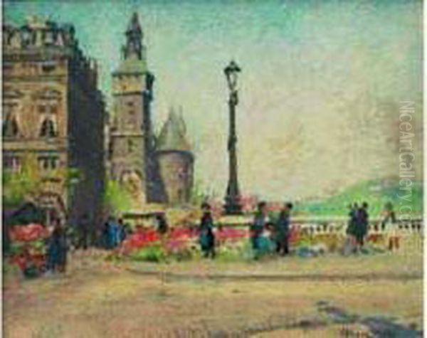Le Marche Aux Fleurs A Paris. - view 1