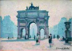 L'arc De Triomphe Du Carroussel. by Jules Alfred Herve-Mathe